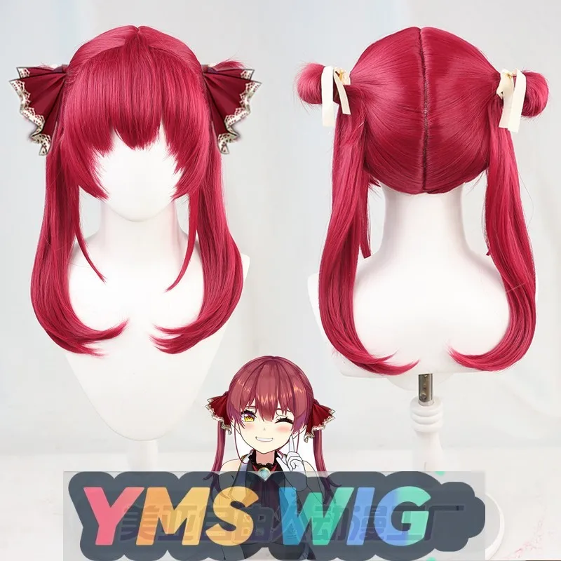 

【YMS WIG】Hololive Captain Marlin Косплей Парик Виртуальный Идол VTuber Blogger В наличии