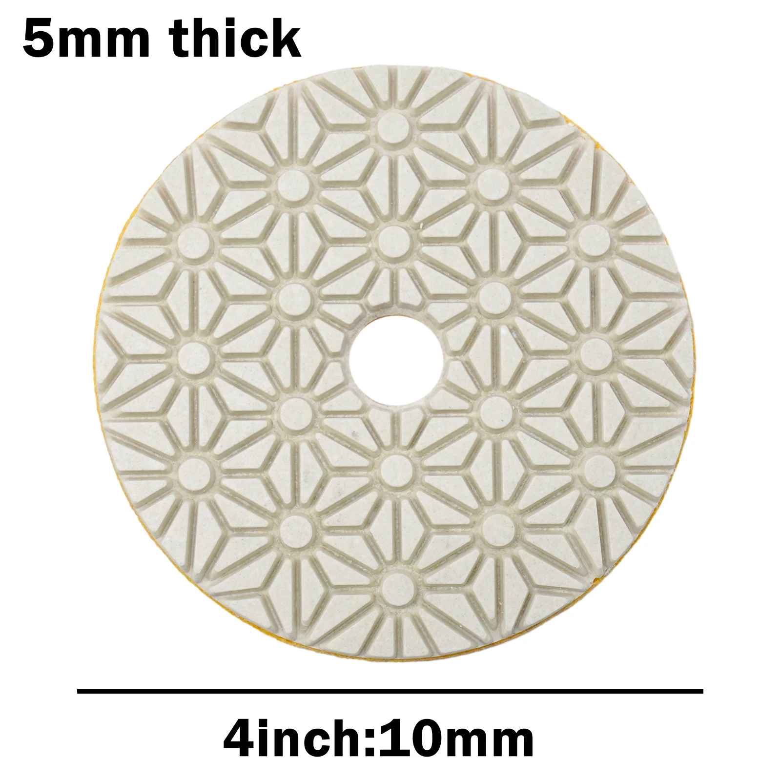 Diamond Polishing Pads 4inch Perfect for Granite  Marble  Concrete High Temp Resistance  Flawless Shine in 3 Steps
