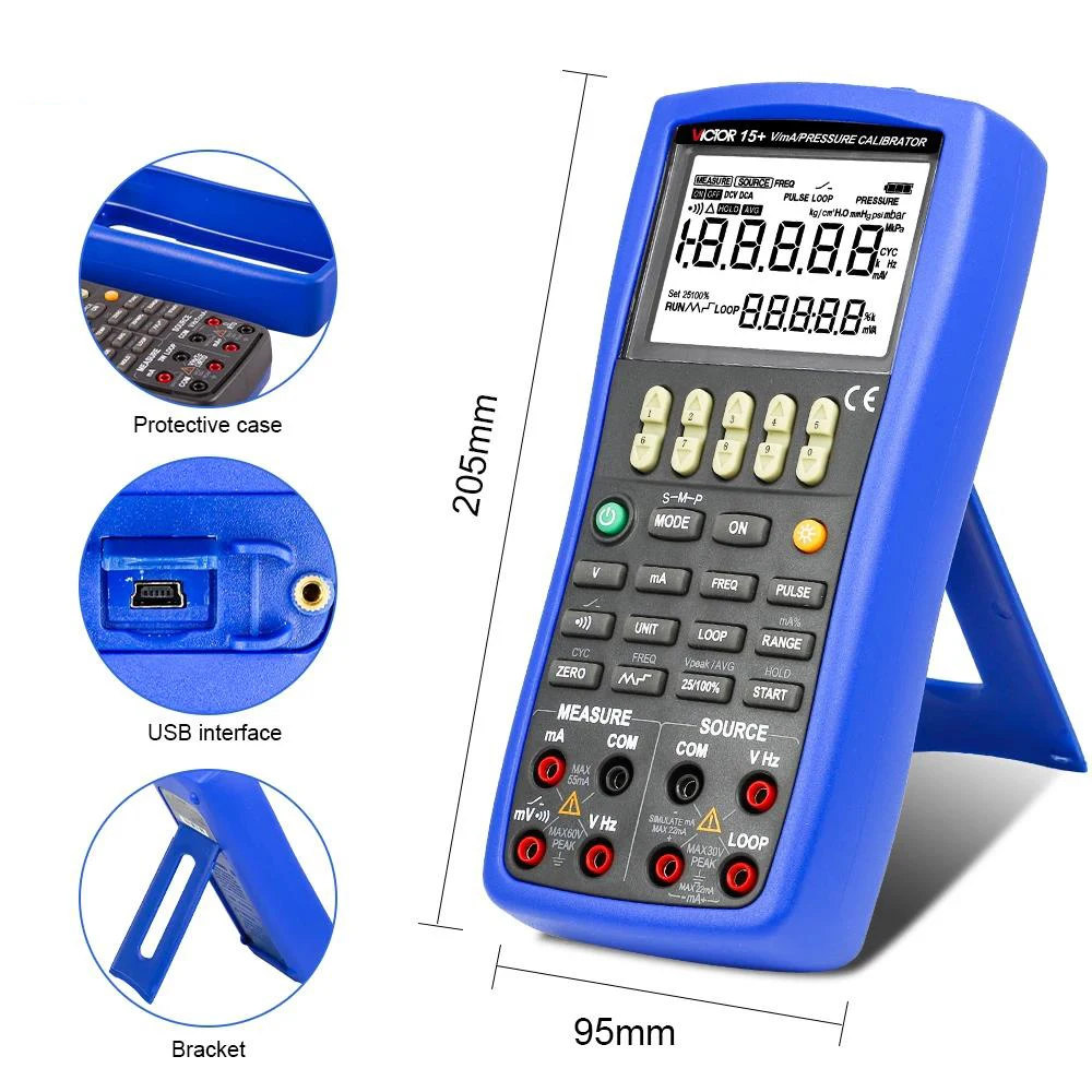 Victor-décent brateur de pression en boucle de processus, testeur d'origine, émetteur analogique Ohm, sortie de pressostat, alimentation, 15 + V, mA, 24V