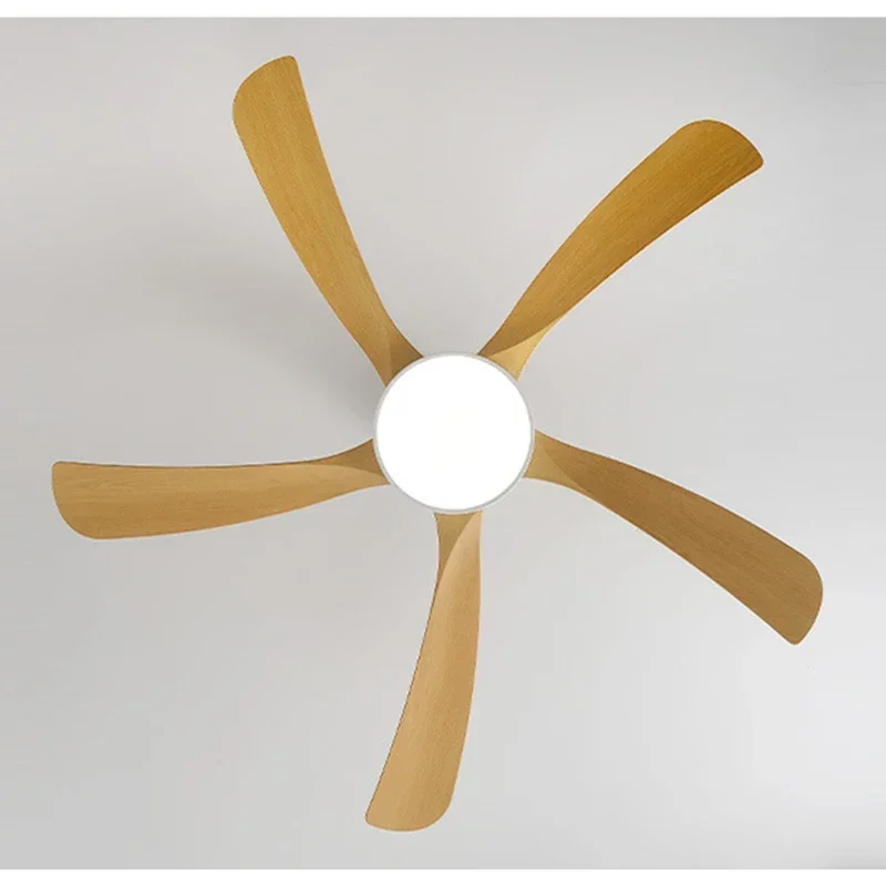 50/60 Inch Low Floor Ceiling Fan Light 5 Blade DC Motor electric fan with Remote Control Restaurant The bedroom 110V 220V