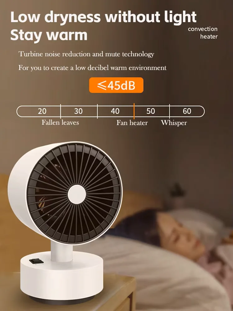 

Настольный электрический обогреватель с встряхивающейся головкой, быстрый нагрев, постоянная температура, широкий угол, теплый запас, низкий уровень шума, мини-грелка для домашнего офиса