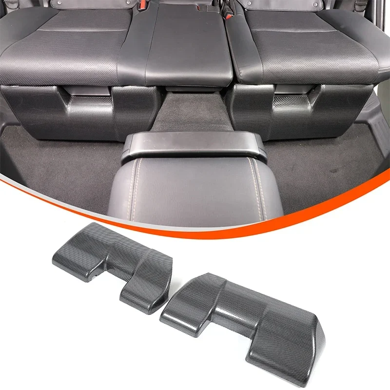 

For 2024 2025 Toyota Land Cruiser Prado 250 LC250 ABS Anti-kick Pads Under Second Row Seats Cover Accessories