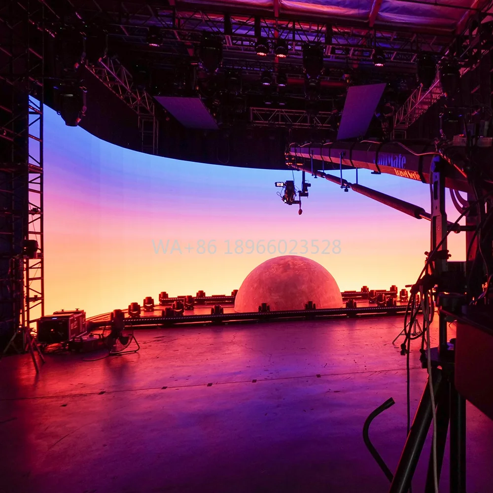 

Stage Event Led ScreenDisplay Screen 500x1000mm Video Wall Panels Curved Screen FlexiblePanels