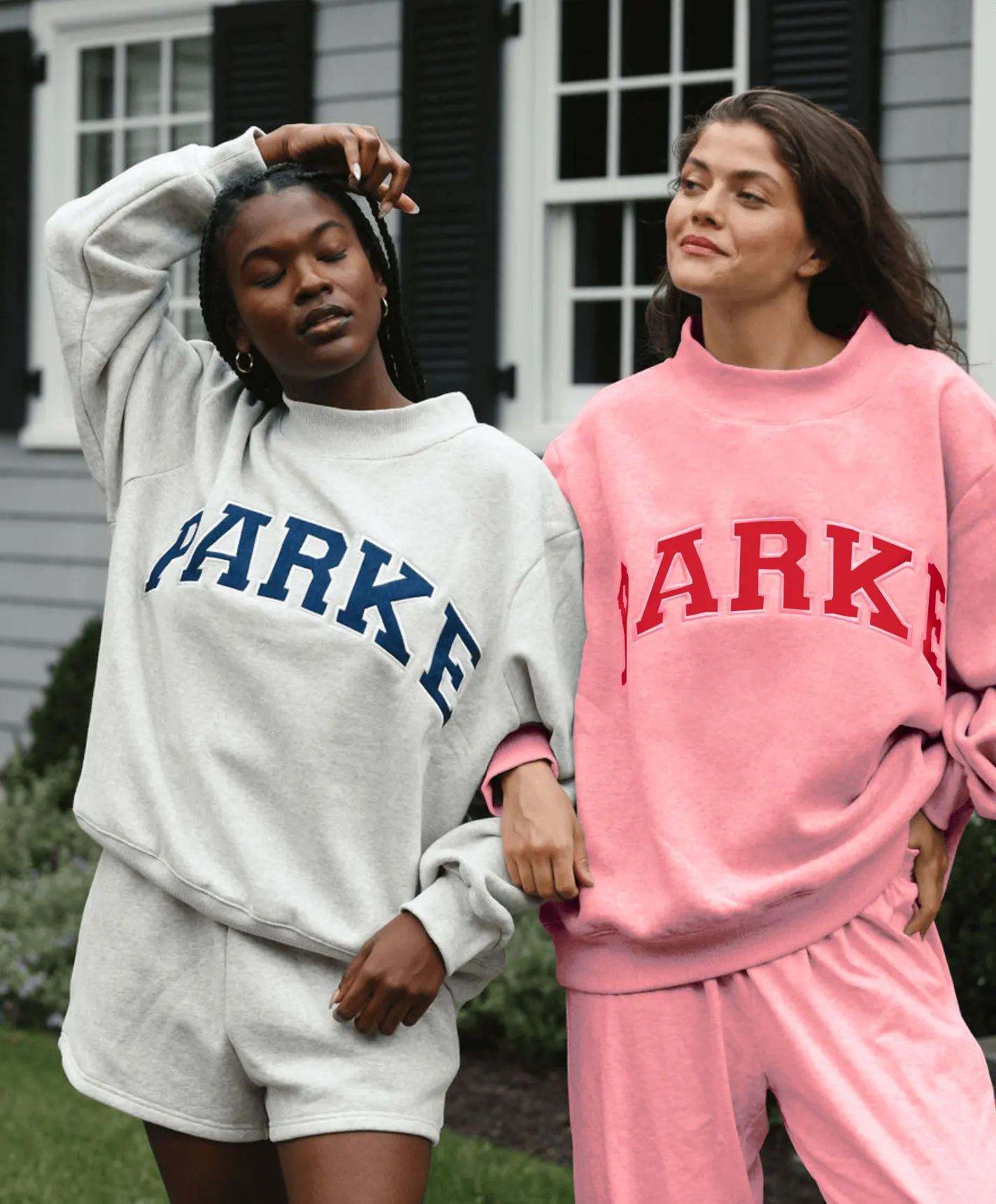 Women's Oversized Varsity Sweatshirt Mock Neck Long Sleeve Collegiate Letter Print Pullover Casual Streetwear Top