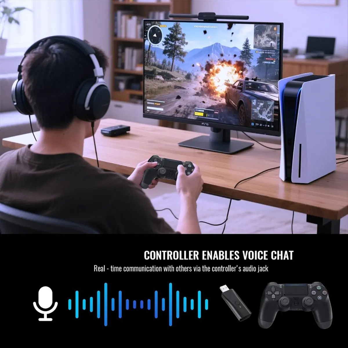 

Адаптер-конвертер контроллера и ПК, совместимый с контроллерами ///переключателей, поддерживает все игры