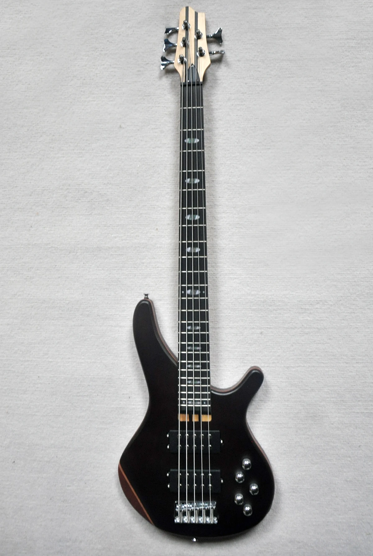 5 Strings Matte Paint Electric Bass Guitar Rosewood Fretboard High Quality Custom