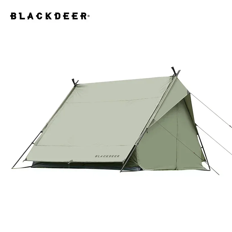 

BLACK-DEER 5-8 People Backpacking Tent Outdoor Camping Double Layer Flying Bird Oil Green Waterproof 210D Polyester Oxford