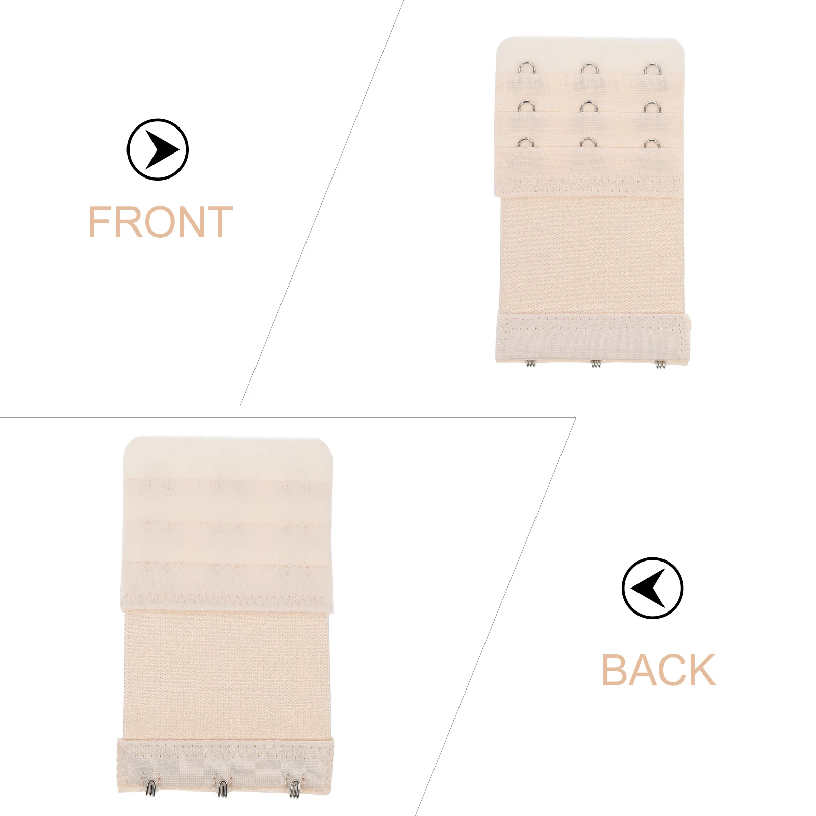 10 pièces d'extension de soutien-gorge pour femmes, boucles d'extension élastiques pour le dos, sangles de soutien-gorge réglables, crochet confortable, accessoires de lingerie