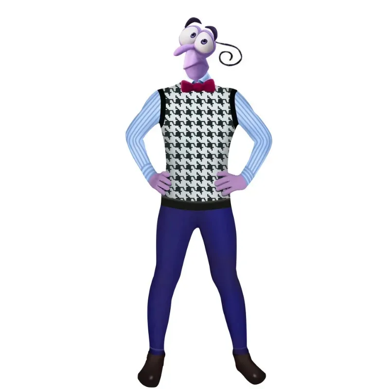 애니메이션 영화 인사이드 아웃 2 조이 코스프레 의상 조이 화난 두려움 싫증 코스 의상 어린이 할로윈 무대 공연 의상