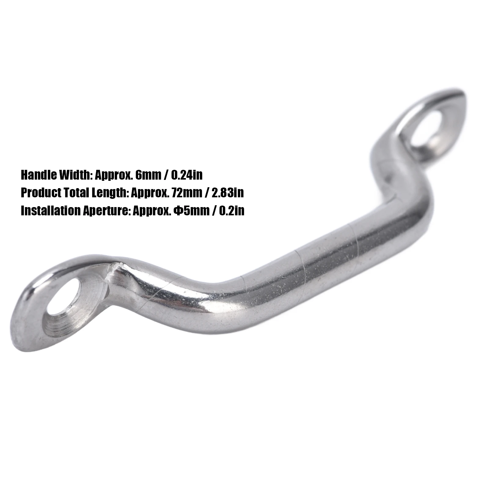 10Pcs Boat Top Pad Eye Deck Loop Tie Down 316 Stainless Steel Set Kit For Fixing
