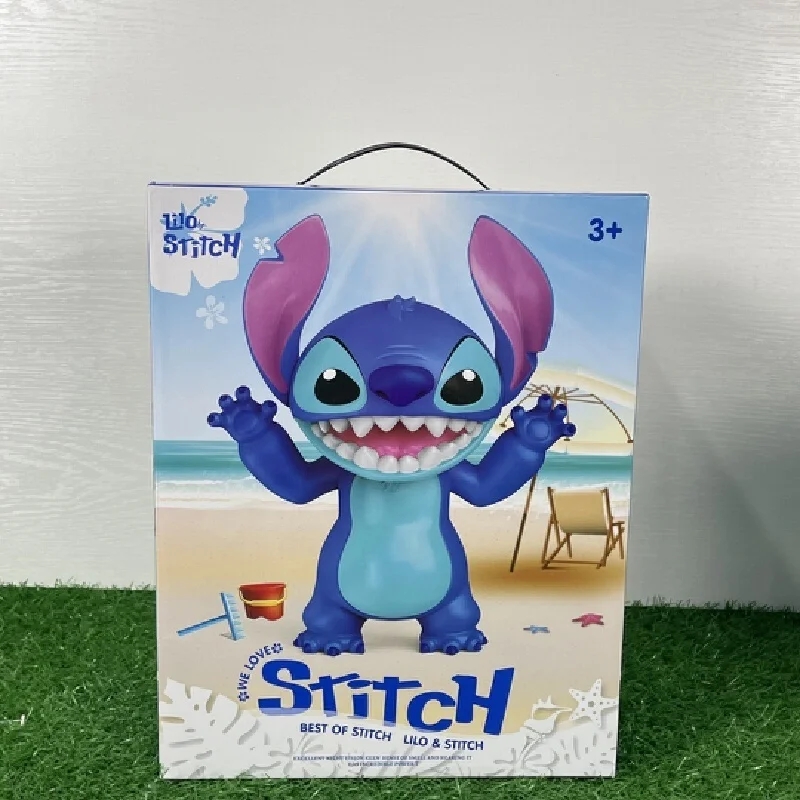 Disney35cm العملاق غرزة تمثال ستار الطفل عمل الشكل مفاجأة صندوق أعمى سطح المكتب تمثال جمع نموذج لعب الأطفال هدية