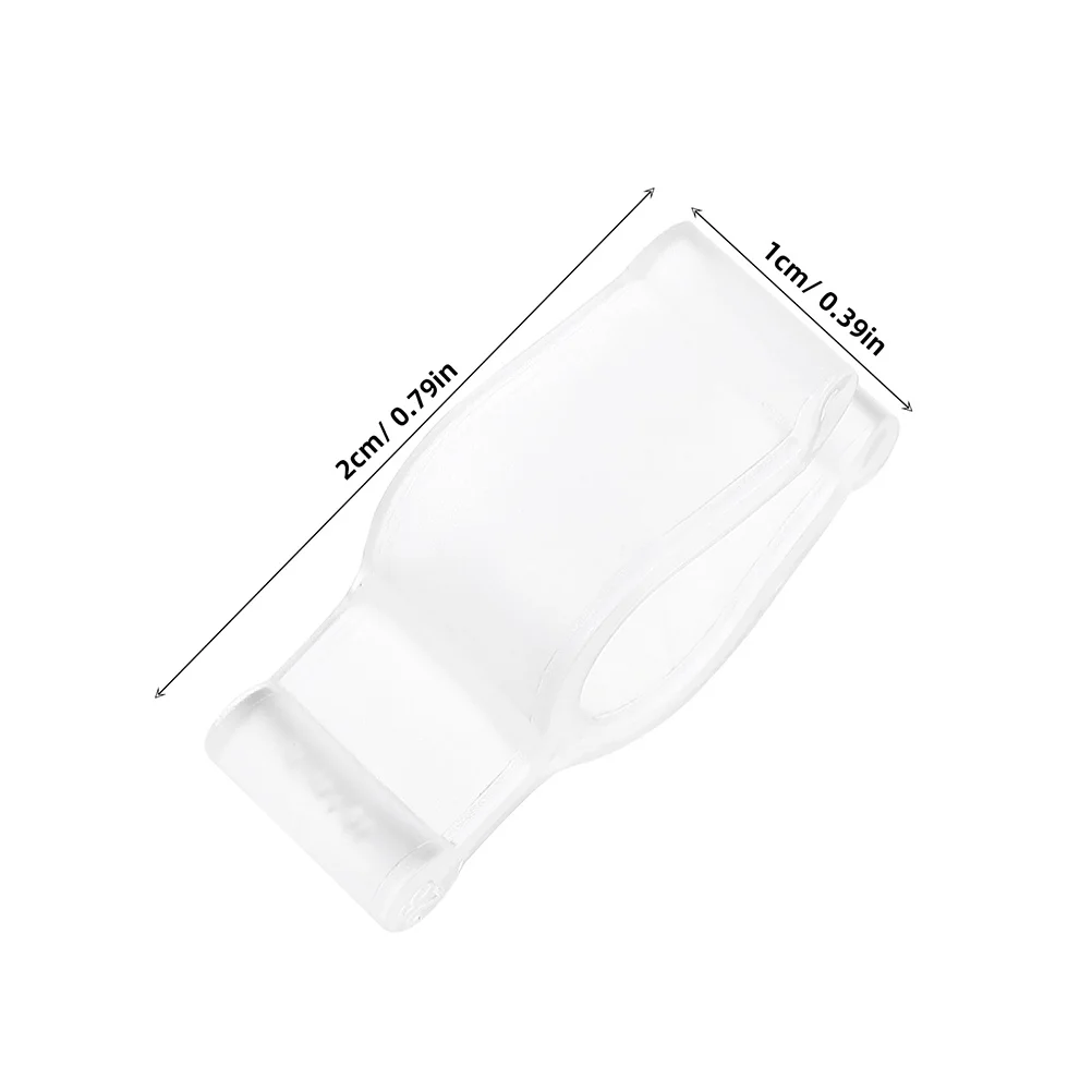 50 قطعة زجاجة مضخة طوق كليب مانعة للتسرب قفل آمن لتنظيف زجاجات محلول الزيت 0.8 سنتيمتر العالمي صالح دائم Pp