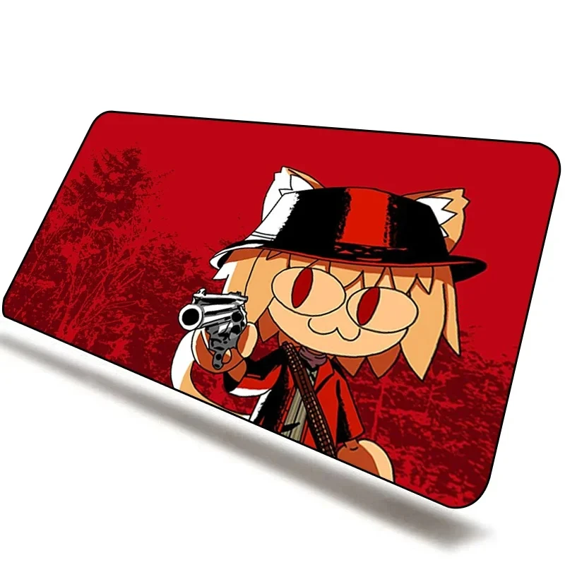 Neco-arc Gamer Cabinet Mouse Pad Anime Gaming Accessories Rubber Keyboard Office Tables Computer Desk Mat Carpet Mousepad