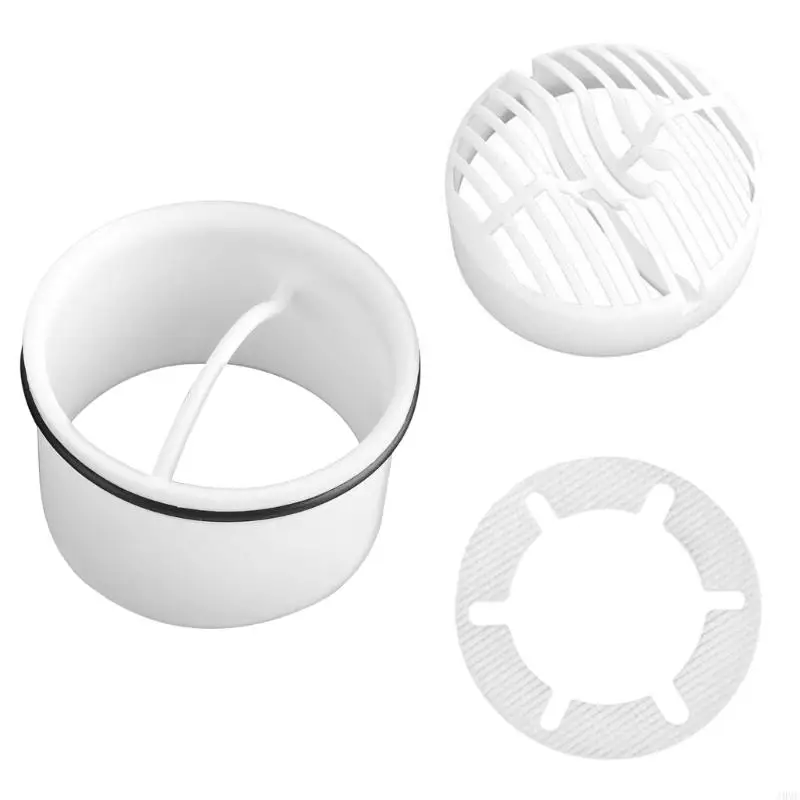 Shower Drain Hair Catcher and Dip Tube Set Practical Kitchen Water Sink Filter Multipurpose Bathroom Floor Drain Cover