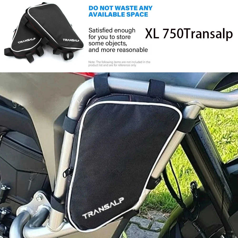 

Водонепроницаемая сумка для инструментов XL750 на раму мотоцикла, на защитные дуги, 2022-2024 гг. Водонепроницаемая мотоциклетная сумка, сумка для хранения инструментов.