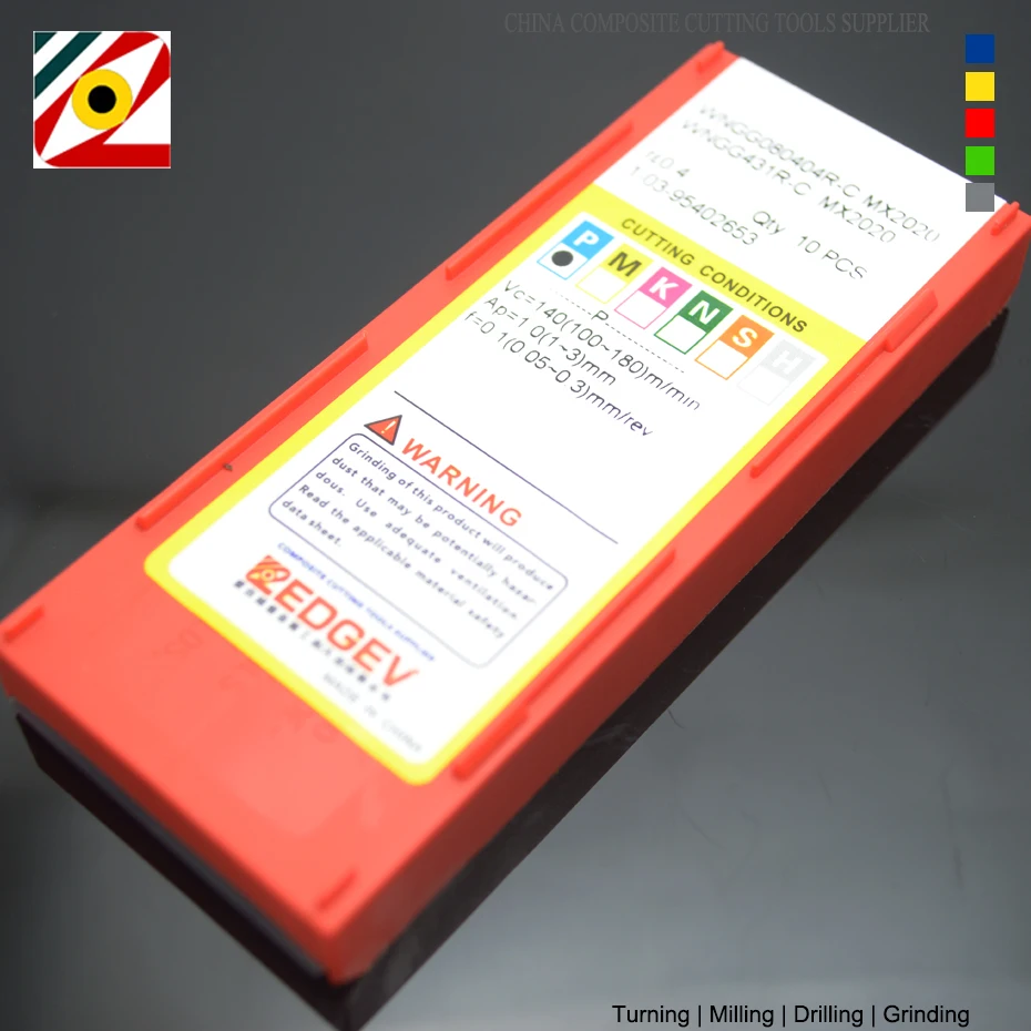 Cermet ใบมีด WNGG080404 WNGG080408 WNGG431 WNGG432 WNGG 080408 R L-C CNC คาร์ไบด์แทรกภายนอกเครื่องมือกลึงเหล็ก TN60