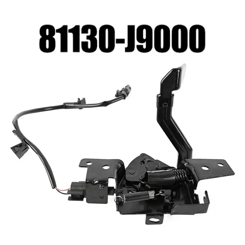 

L37A-81130-J9000 Автомобильный передний замок капота для Hyundai Kona 1.6L 2.0L 2018-2023 Защелка замка капота