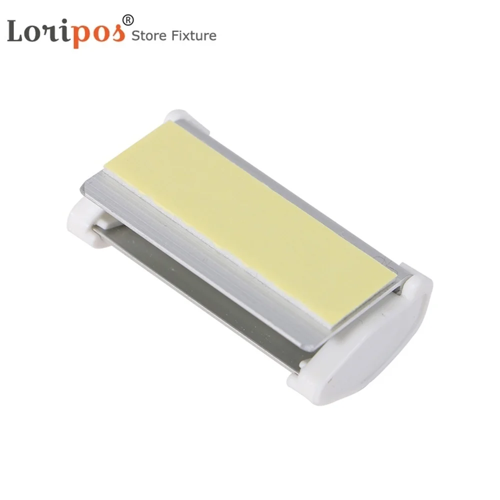 Self Adhesive Aluminium Slide Check Rack Rod Paper Bill Collection Gripper Strip Keeps Checks Tickets Orders Organized Inserted