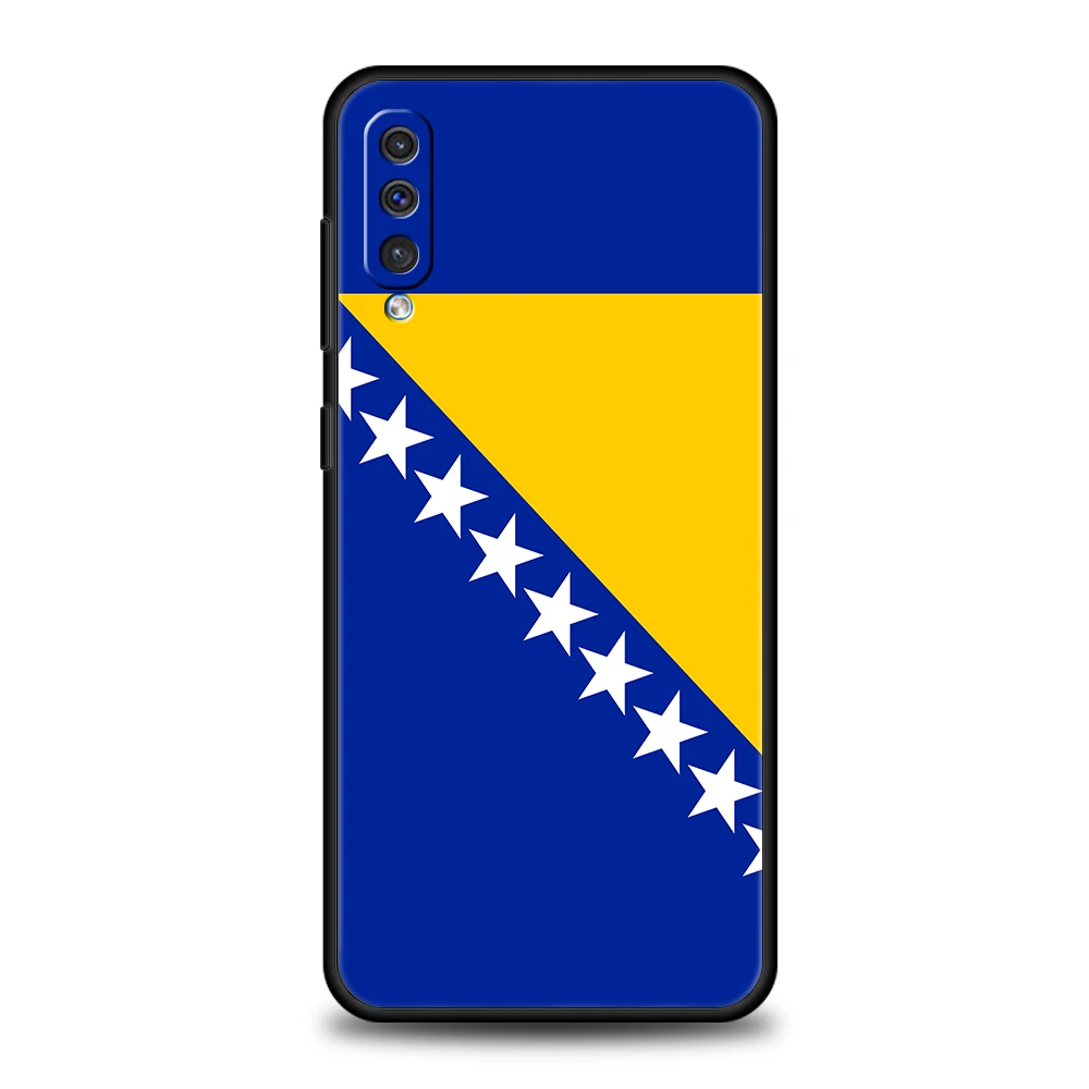 Etui z flagą Bosny i Hercegowiny dla Samsung A56 A36 A26 A24 A16 A14 A12 A32 A50 A70 A20E A22 A34 A54 A42 A52 5G A04s A06 Cover