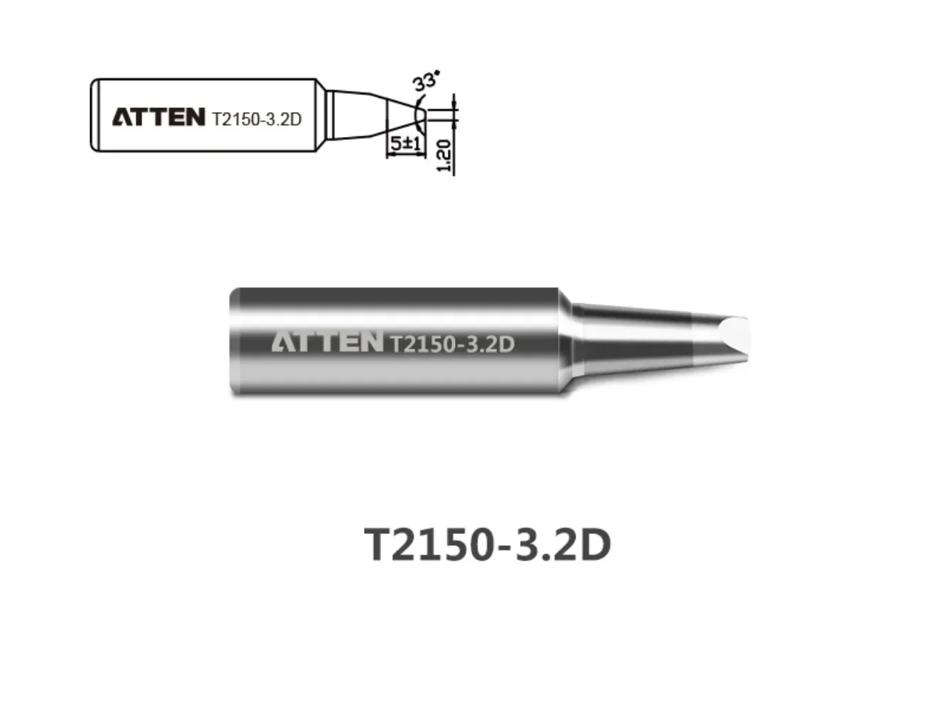 ATTEN T2150 series original soldering iron head is suitable for ST-2150/ST-2150D