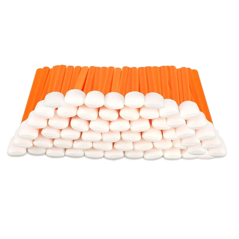 A98E-500 Pack Cleaning Swabs 5.1 Inch, Foam Tips Sponge Sticks For Printer, Electronics, Camera, Optical Lens, Sewing Machine