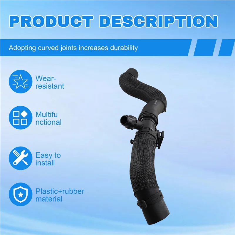 Auto Radiatore Del Liquido di Raffreddamento Staffa Tubo F2GZ-8260-C Per Ford Lincoln MKX Nautilus Edge 2015-2023 Tubo Flessibile Superiore F2GZ8260C