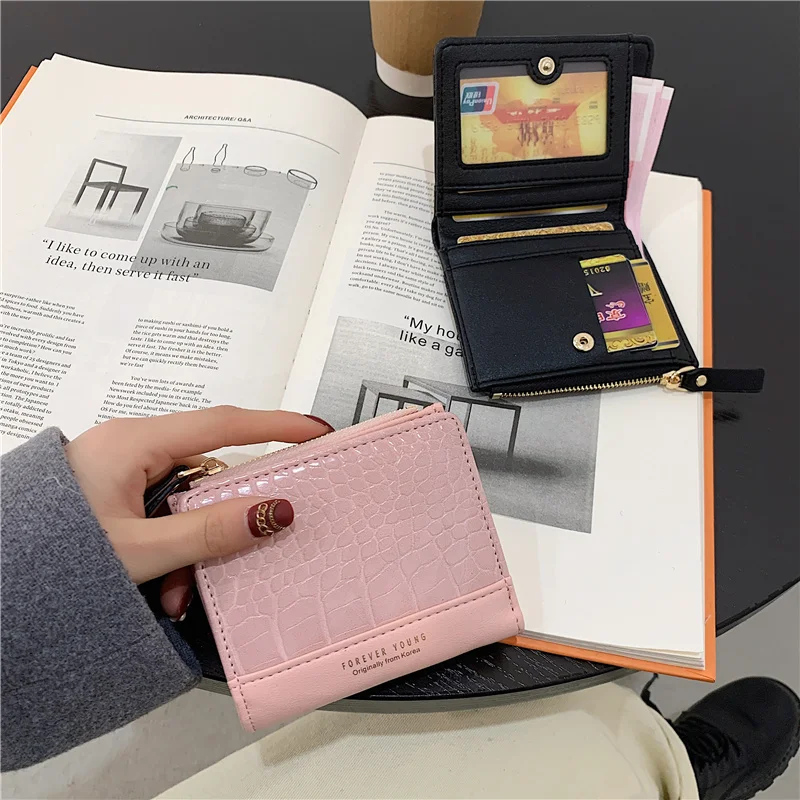 Women's Wallet Simple Card Holder Cheap Money Clip Purses for Women Ladies Fashion Wallets Girl Short Card Wallet