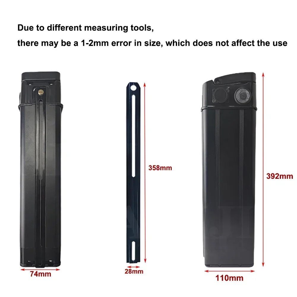 18650 Bicycle battery pack 48V Silver Fish Style battery 10/15/20Ah High quality  Rechargeable battery 500W-1000W