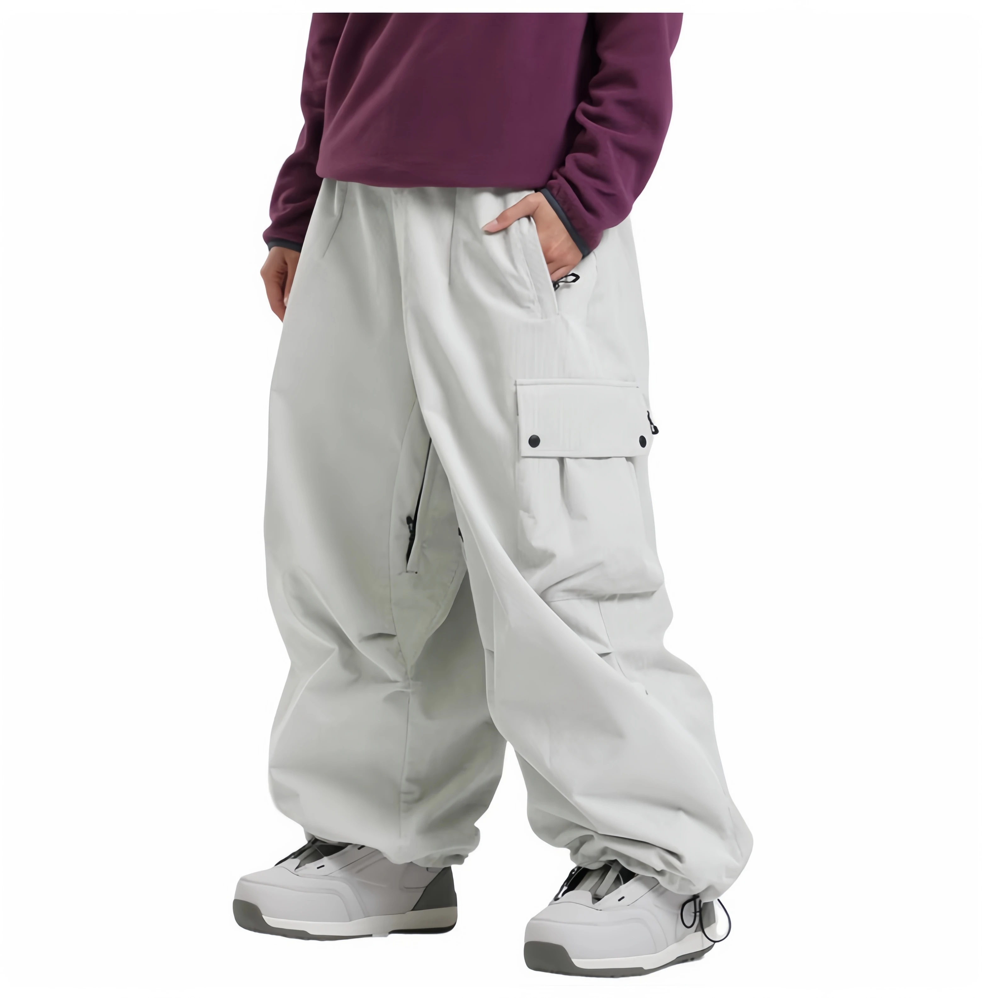 Gsou Snow мужские и женские свободные модные лыжные брюки для улицы, зимние зимние спортивные теплые водонепроницаемые брюки для сноуборда