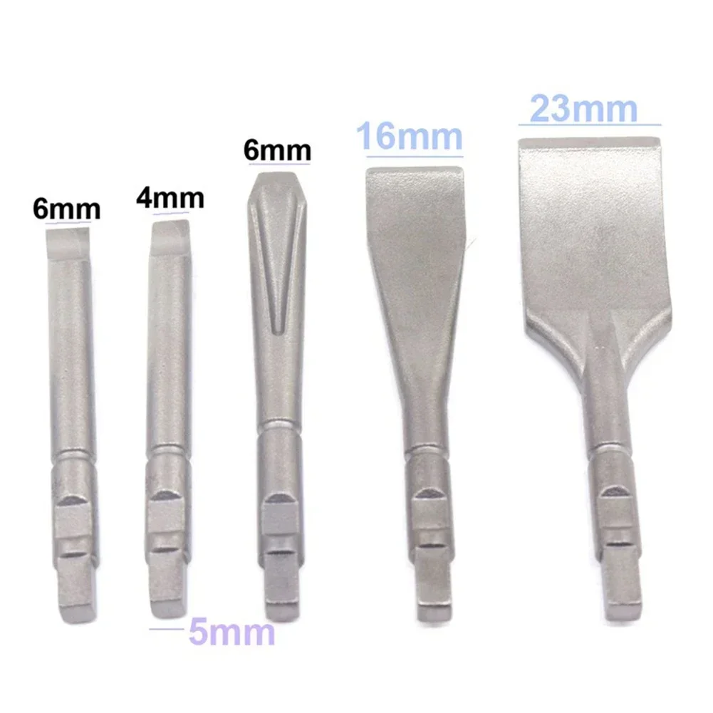 Pneumatic Scraper Set with 5 Chisels for Efficient Plaster and Gypsum Removal in Construction and Art Projects