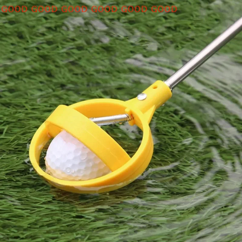 Recogedor de pelotas de Golf con bloqueo automático, herramientas de recogida de pelotas de Golf, recogedor de pelotas de Golf telescópico, ayudas para entrenamiento de Golf