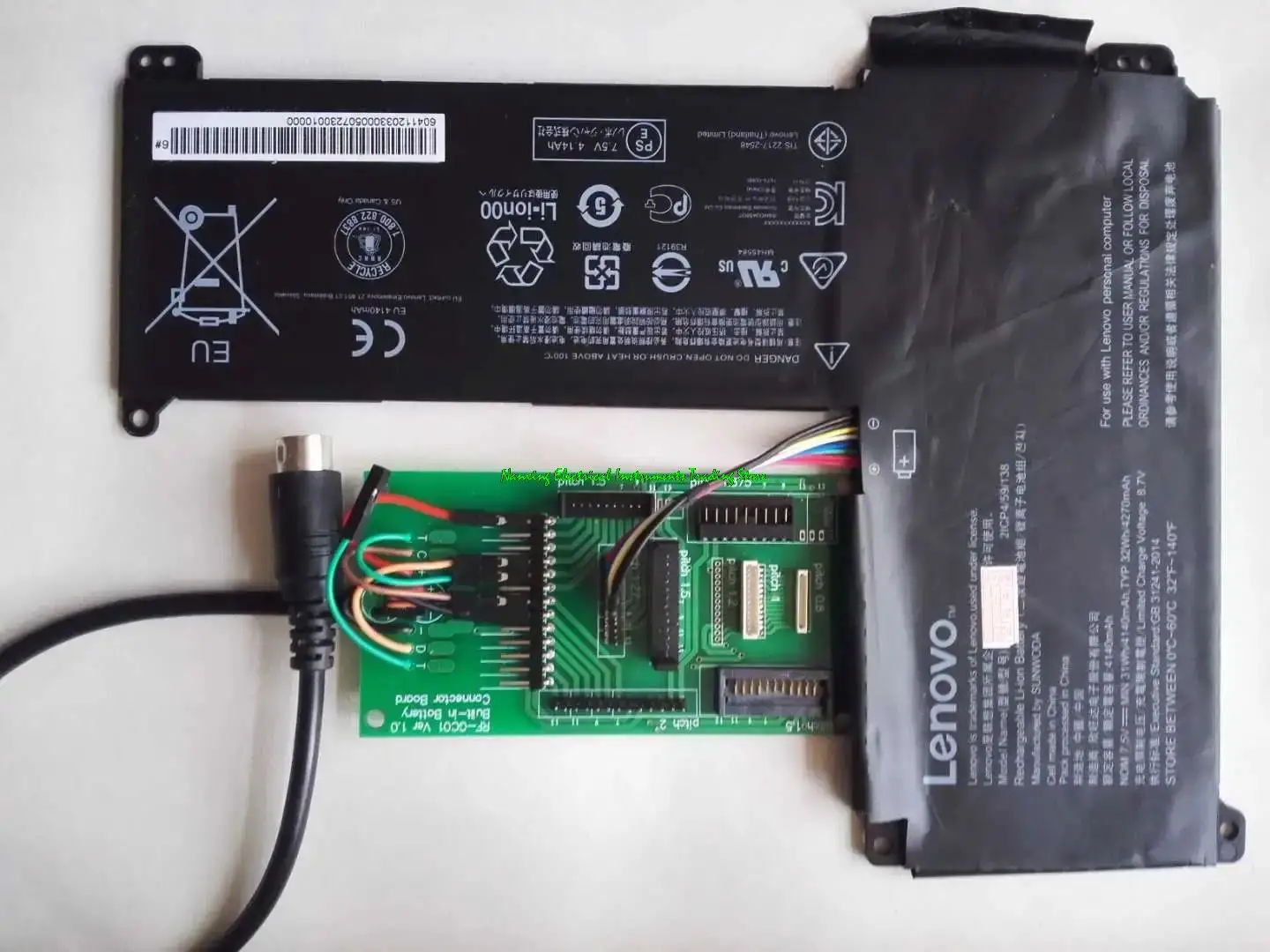 Universal Laptop Charger Discharger Battery Tester RFNT3 Capacity correction Optional RF-GC01 built-in battery connectors board