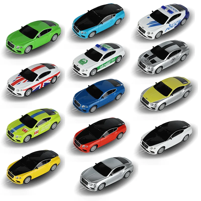 Analog Slot Car Continental GT V8 1 43 1/43 Scale Set Electric Circuito Coche Evolution Racing Race Track Toy Cars Accessorie