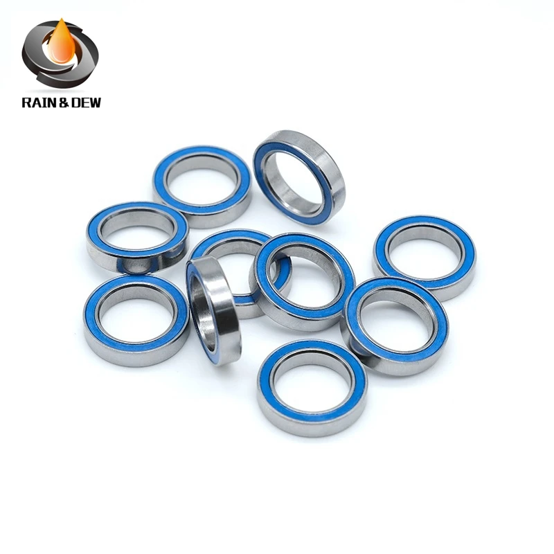 

10PCS MR128RS Bearing 8x12x3.5 mm ABEC-7 Hobby Electric RC Car Truck MR128 RS 2RS Ball Bearings MR128-2RS Blue Sealed