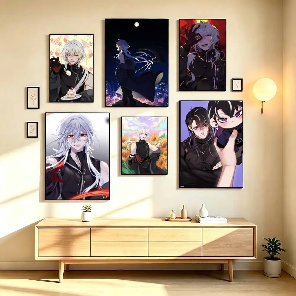 A-A Date with Death Game Poster High Quality Dorm Living Room Aesthetic Wall Decoration Painting Stickers Gift
