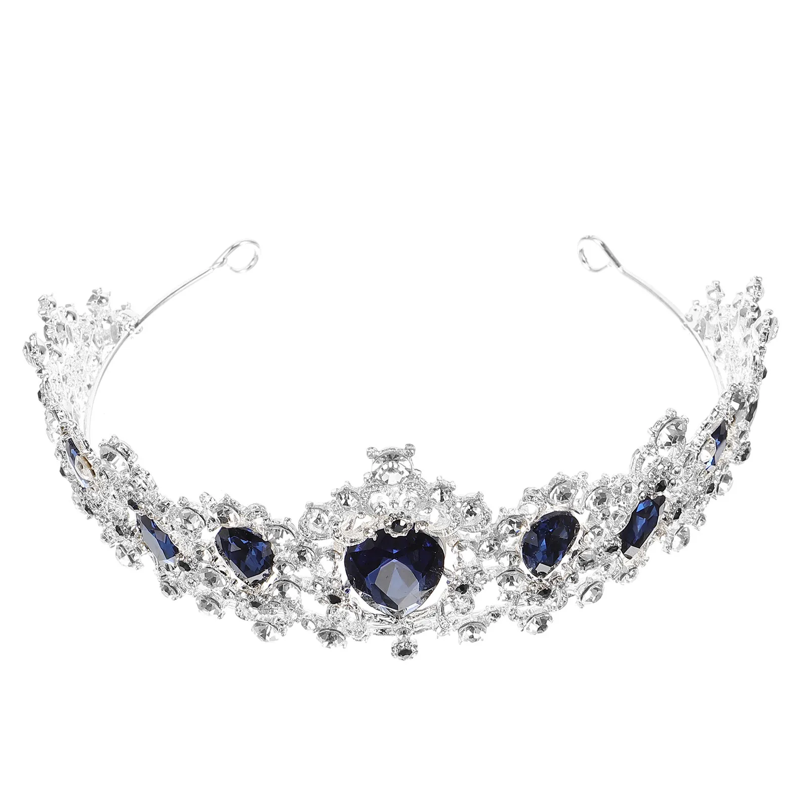 Baroque Bride Crown Elegant Retro Wedding Headdress Party Hair Accessory Unique Chic Bridal Headwear Photography Accessory