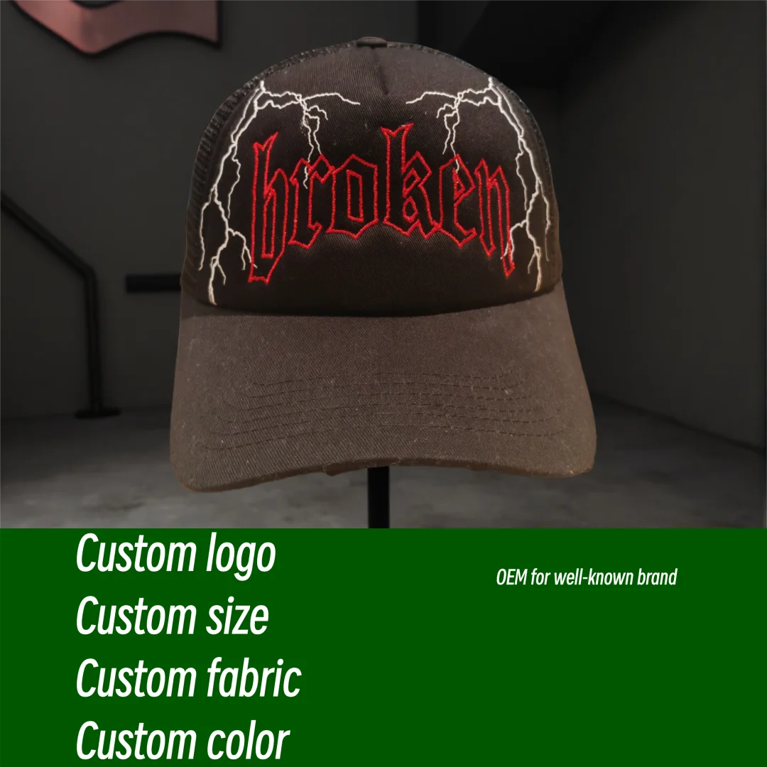 

Мужские водонепроницаемые кепки для гольфа на заказ, 5-панельные кепки из полиэфирной пены, шляпы дальнобойщика, оптовая продажа, спортивные бейсбольные кепки