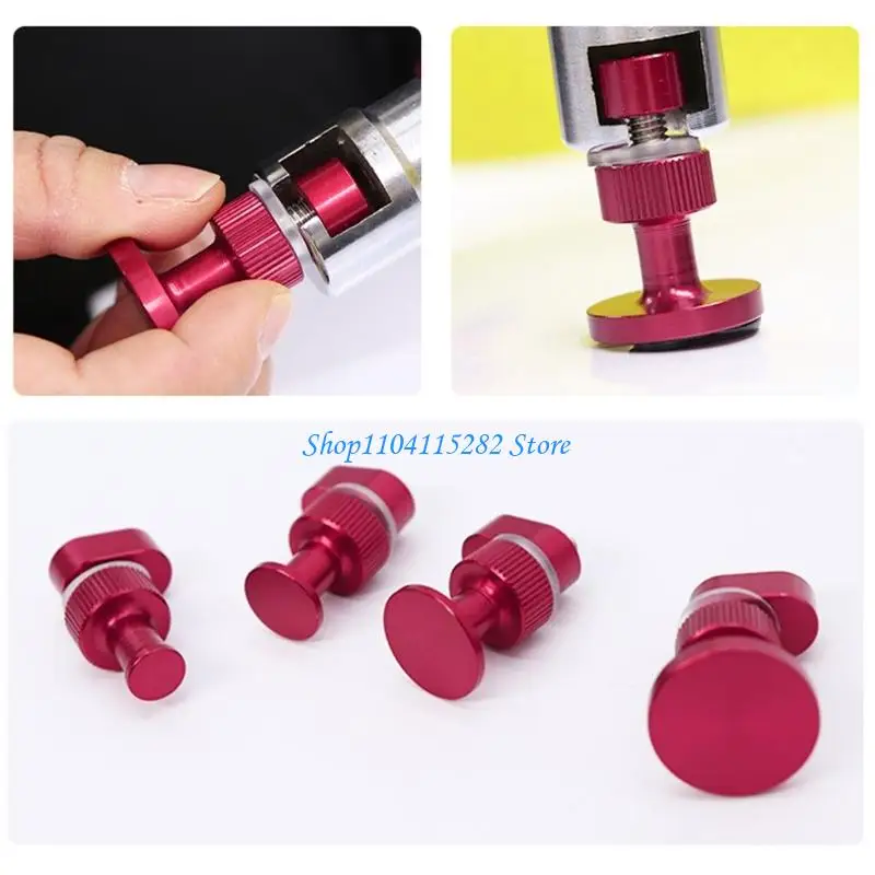 

5Pcs Lockable Puller Aluminum Thickened Drawing Plate Dents Repair Parts Automotive Dents Repair Tool Gasket Reusable