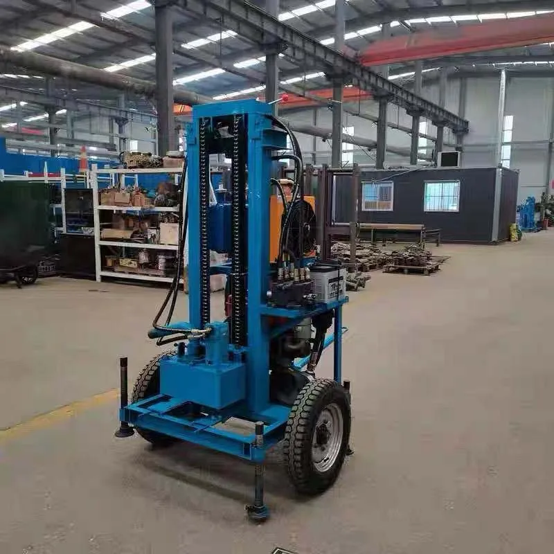 Water Well Drilling Rig with Compressor Water Well Drilling Rig Agriculture 180m Portable Water Well Drilling Rig