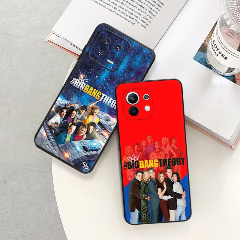 Silicone Black Phone Cases for Redmi Note 12 Pro 11 SE 11S A1 Plus 10C Prime 11E 11T 10 Lite 10S The Big Bang Theory Cover