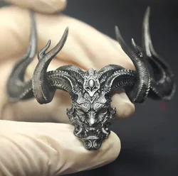 Personality Punk Black Mythology Power King Mask Skull Pendant for Mendomineering Hip Hop Jewelry Accessories