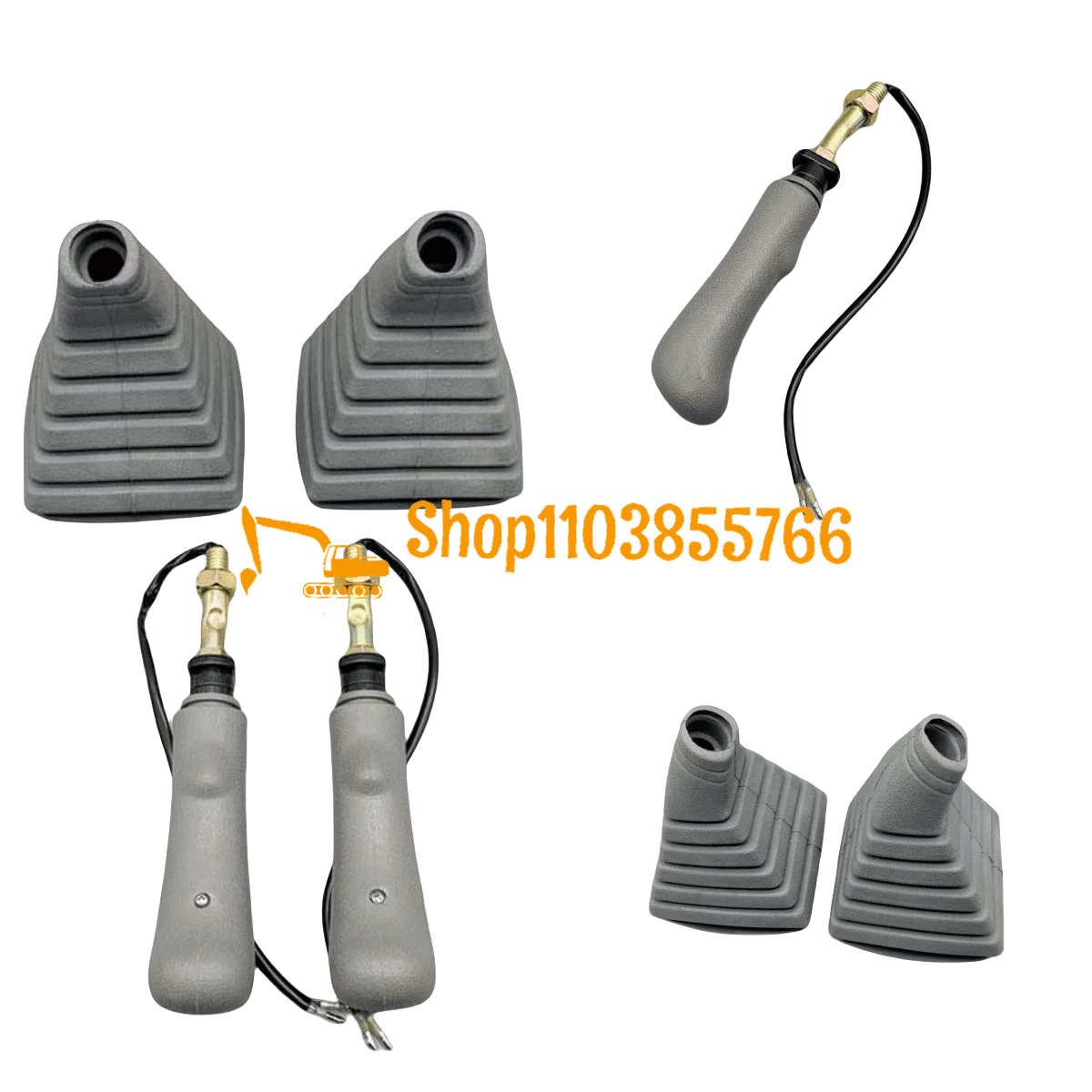 

Ручка управления экскаватором для Doosan DH55 60 80 220 225, ручка джойстика, резиновая пылезащитная куртка, рабочий рычаг, ручка управления