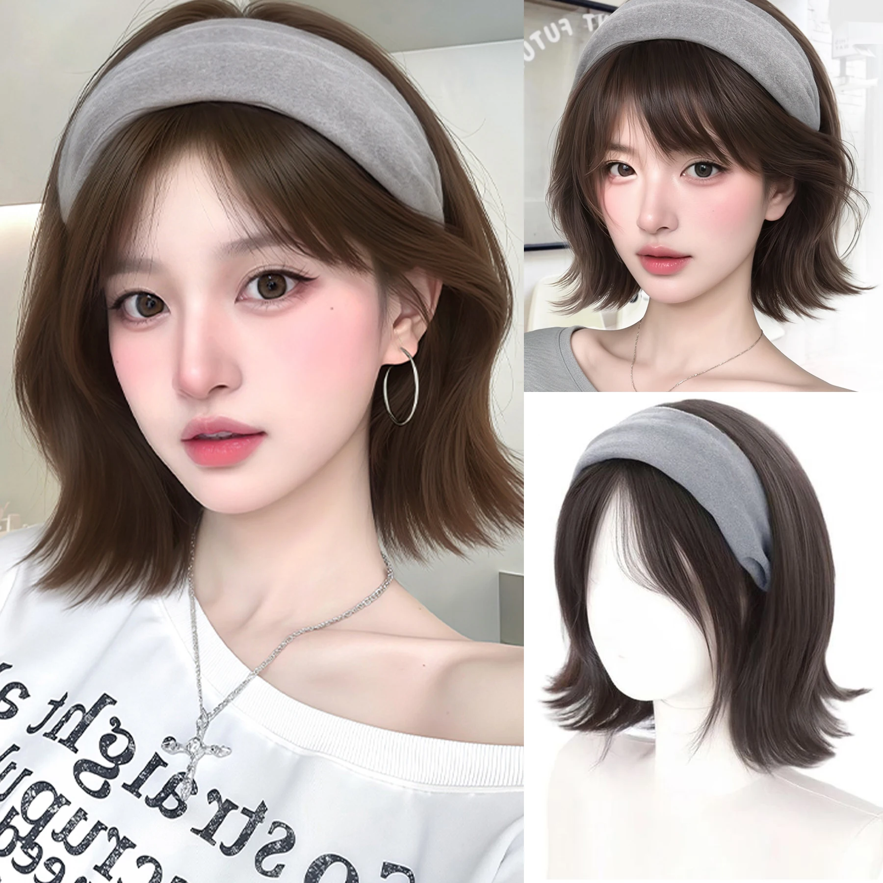 

JKL хлопковые повязки на голову, женские красивые однотонные эластичные повязки на голову, спортивная повязка на голову, чехлы на голову для женщин, парик