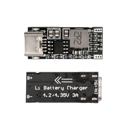 Type-C interface 18650 Lithium Battery Charge Boost Module 5V to 4.2V 3A Lithium Battery Fast Charging PCB Board