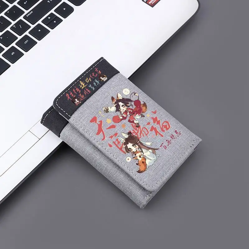 Tian Guan Blessing Anime Merchandise Student Ins Style Female 70% Off Two-Dimensional Cartoon Small Wallet Card Holder Anime
