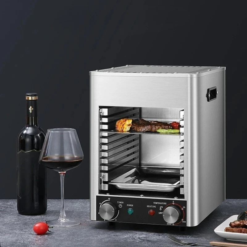

Steak stove commercial, electric oven high temperature grilling steak machine, stove automatic smokeless steak machine