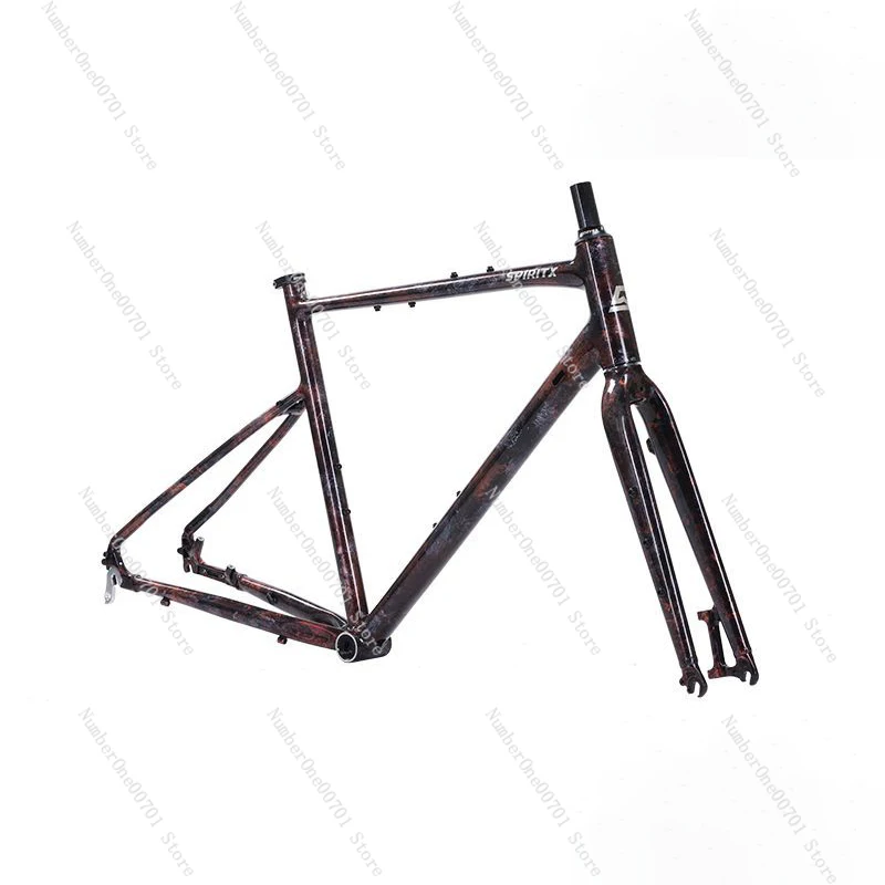 43cm/47cm/52cm Gravel Bike Frame B.B 44x68mm O.L.D Front 100mm/Rear 135mm Disc Brake Aluminum Alloy Gravel Road Bicycle Frameset
