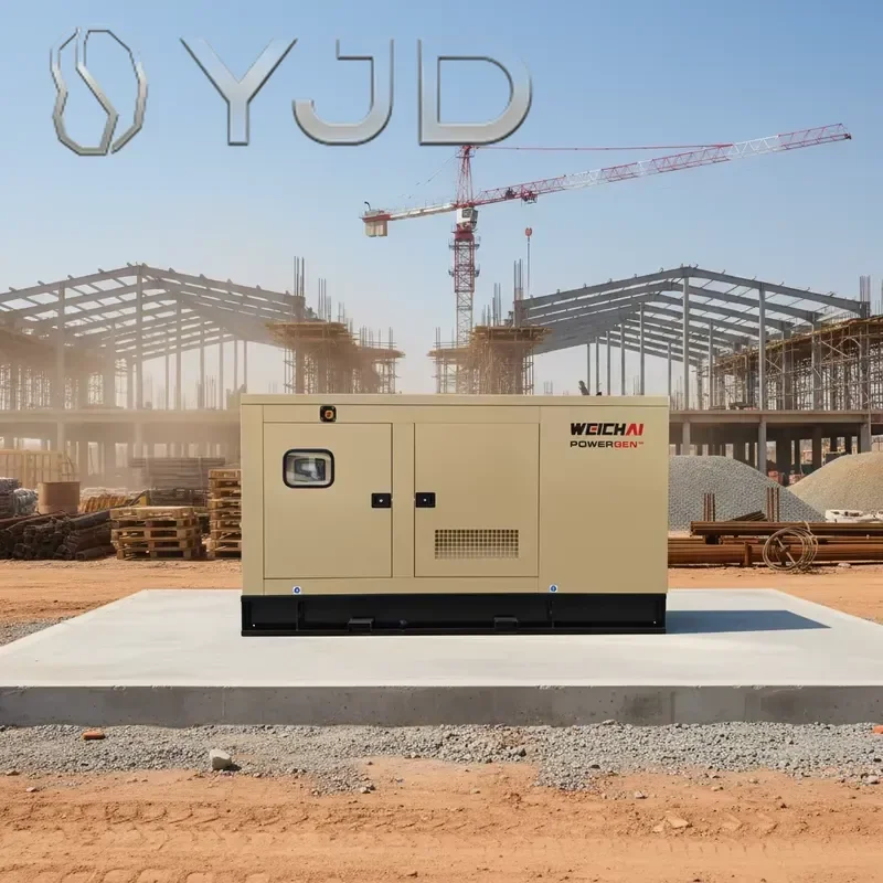 YJD Weichai 80-500kw 3phase 1500rpm Silent Diesel Generator Set with ATS and Open Frame