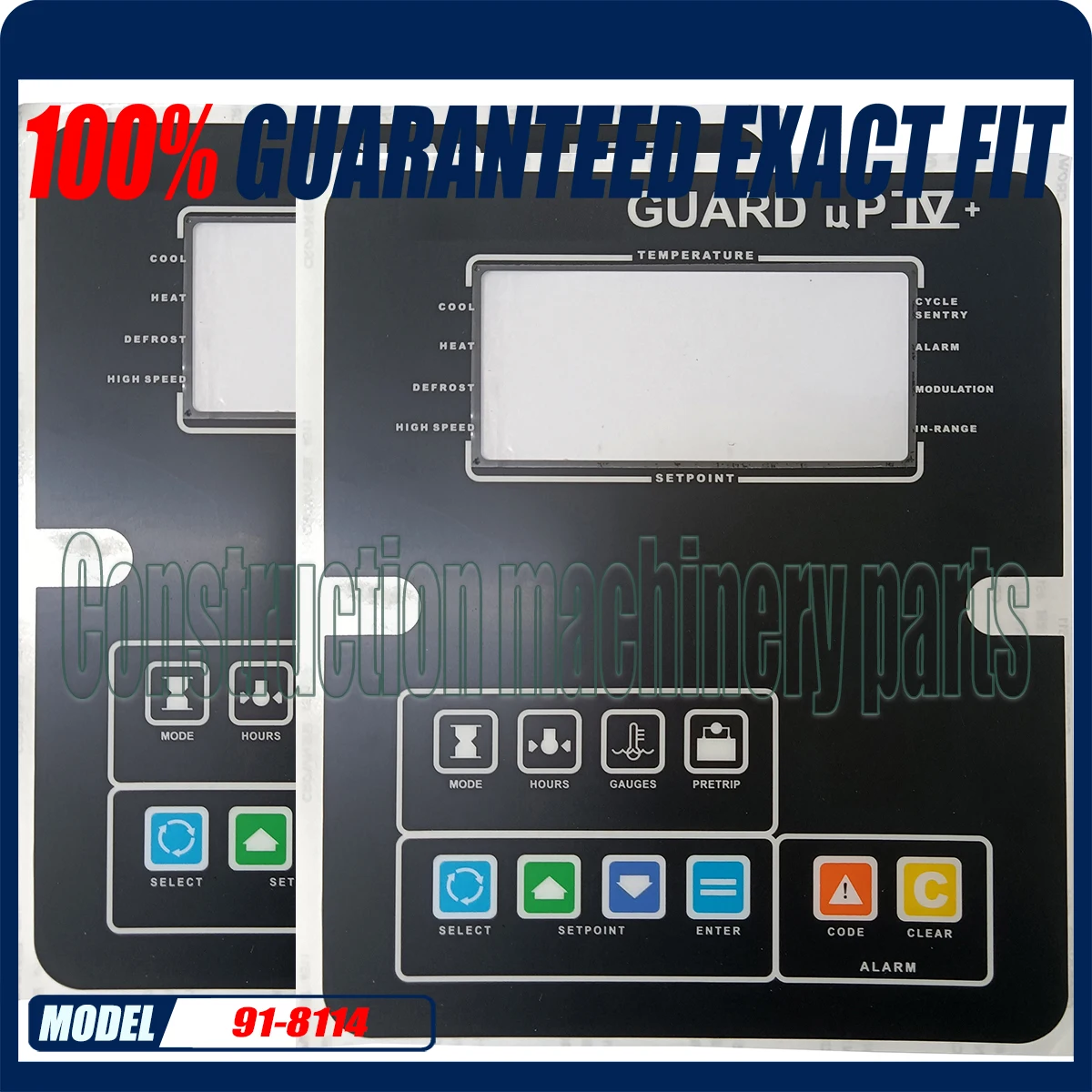 

2pcs 91-8114 Overlay MP VI Control panel sticker 918114 For Thermo King SB-III SB