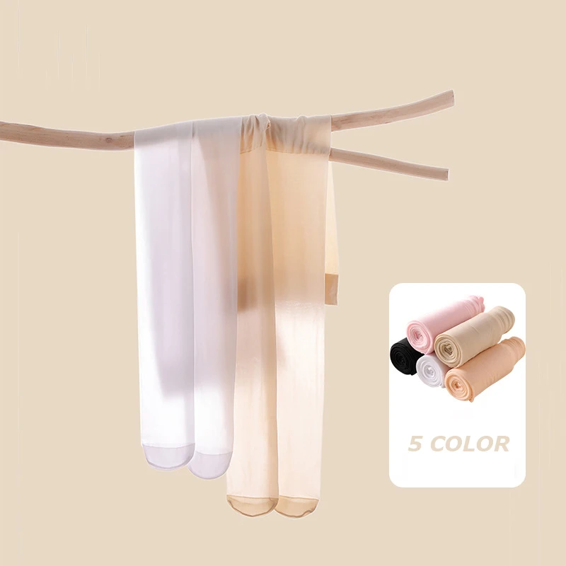 New Summer Baby Girls Ultra-thin Random Cut Ballet Dance Silk Pantyhose 5 Colors 4 Size Transparent Tights Children Girls Dance